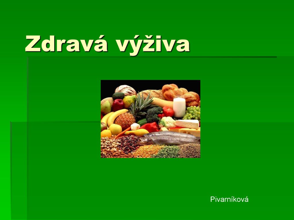 Zdrav V Iva Pivarn Kov Ppt St Hnout